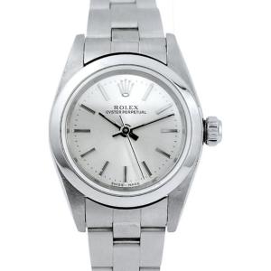 Montre ROLEX - Oyster Perpetual - acier - Petit modèle (femme)