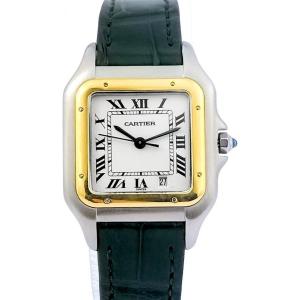 Montre CARTIER - Panthère - or/acier/cuir - Medium (unisexe)