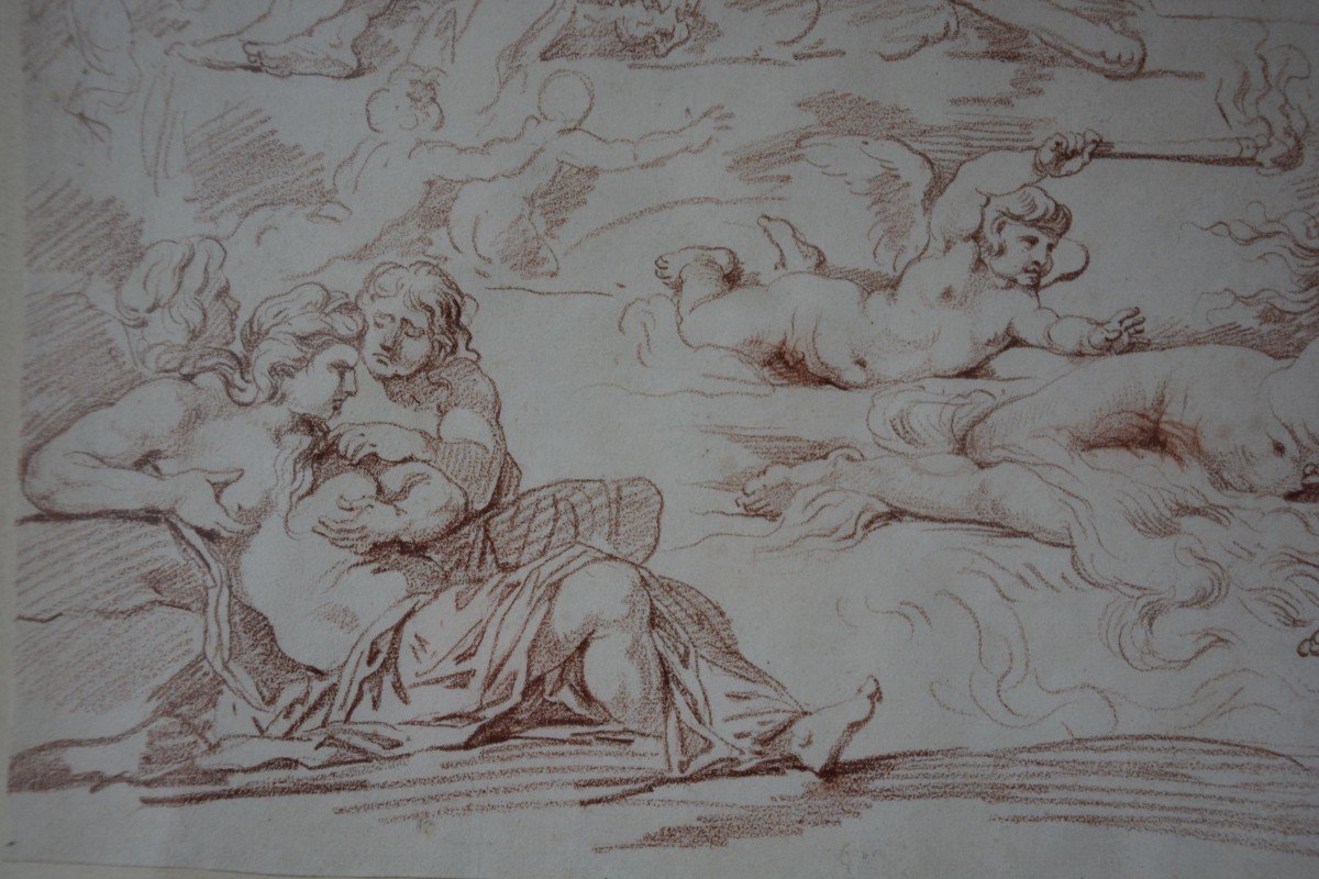 17th Century French School, After Giulio Romano "abduction Of Hylias By The Nymphs"-photo-5