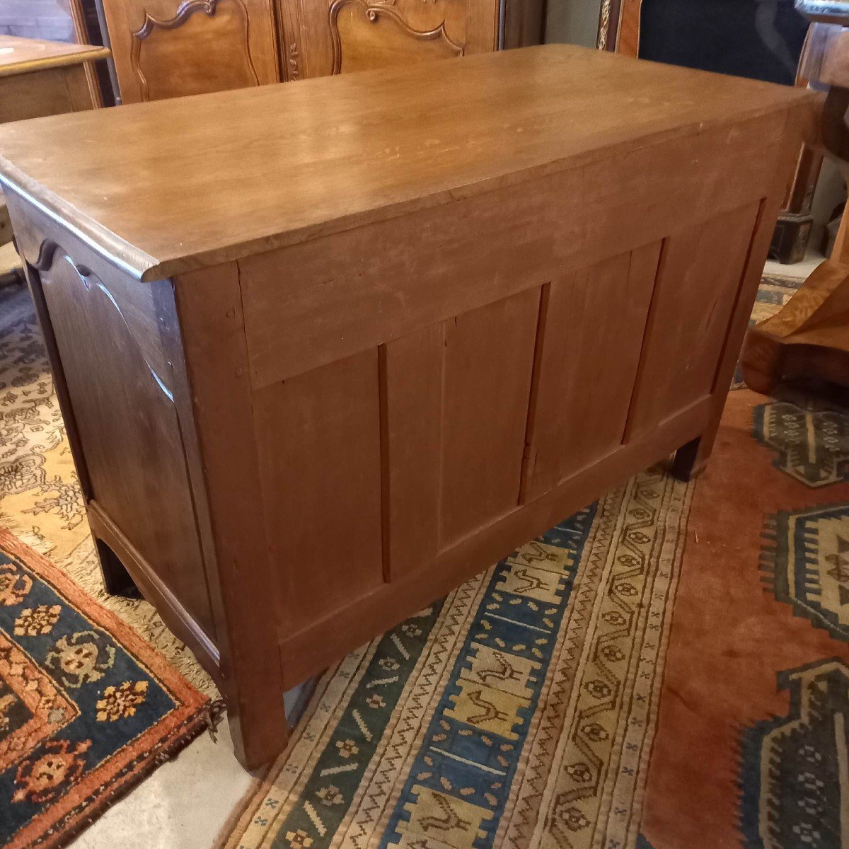 "ile De France" Style Chest Of Drawers, 19th Century, Oak-photo-4