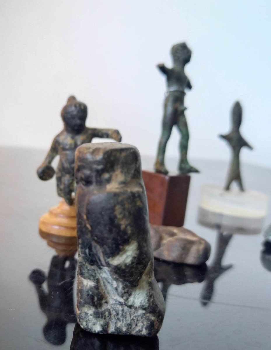 Petit Lot d'Amulettes Antiques, Egypte, Etrurie, Rome-photo-3