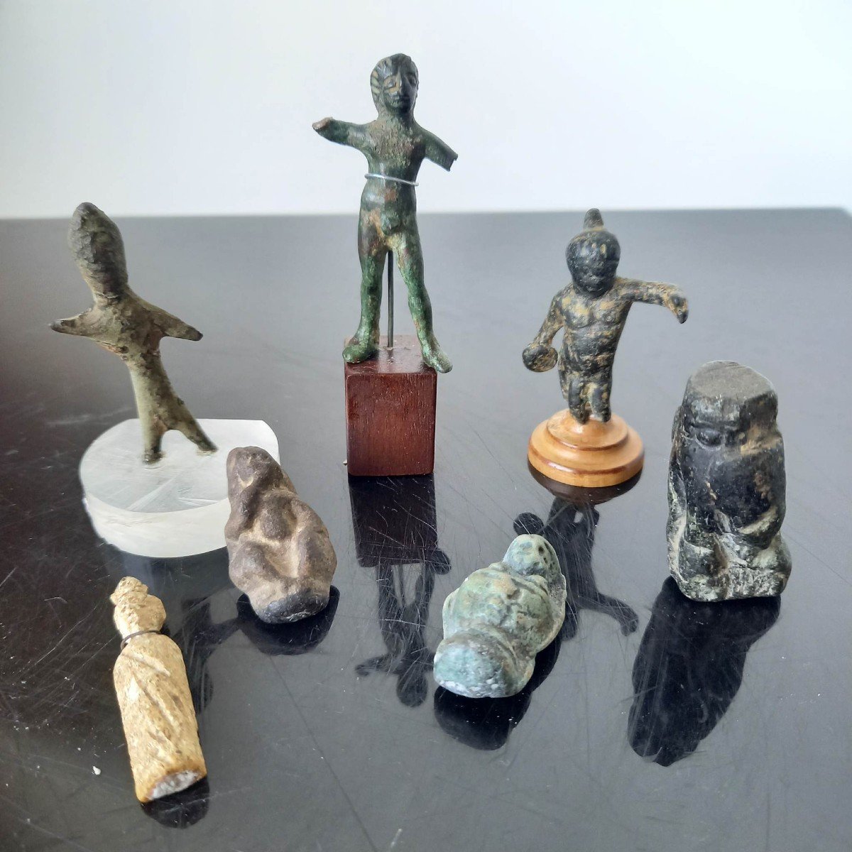 Petit Lot d'Amulettes Antiques, Egypte, Etrurie, Rome-photo-1