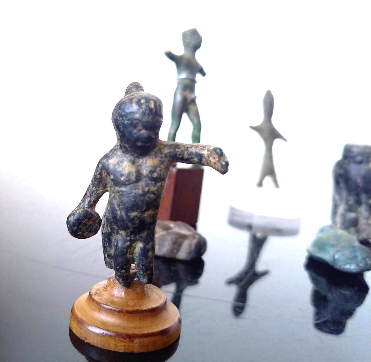 Petit Lot d'Amulettes Antiques, Egypte, Etrurie, Rome-photo-4