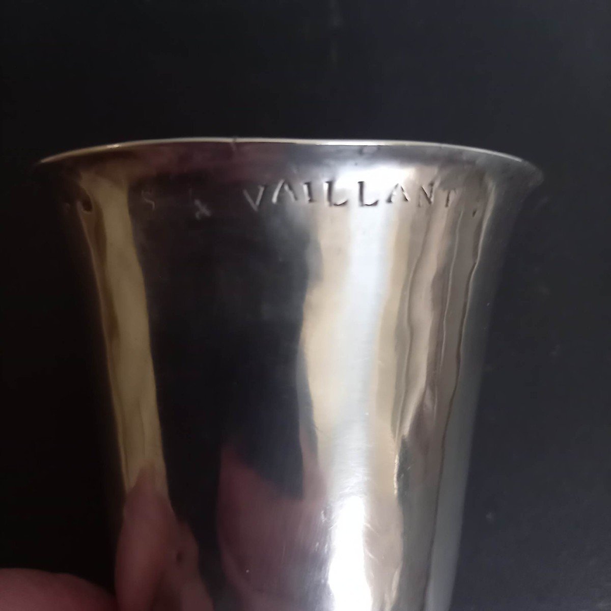 Tulip Timbale On Pedestal, Silver, Angers Eighteenth-photo-3