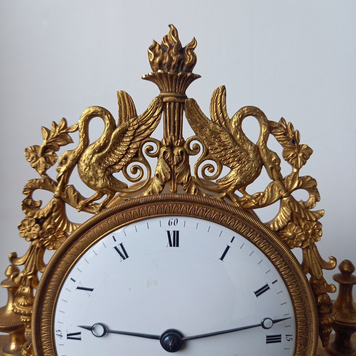 Gilt Bronze Clock Return From Egypt, Empire Period Early 19th Century-photo-2