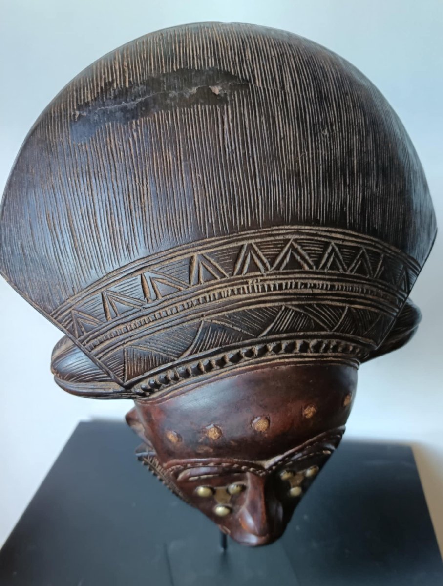 Masque Yaouré, Côte d'Ivoire, XXe Siècle-photo-5