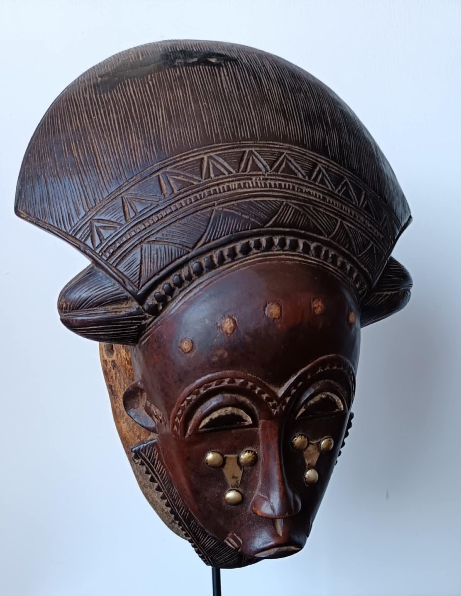 Masque Yaouré, Côte d'Ivoire, XXe Siècle-photo-6