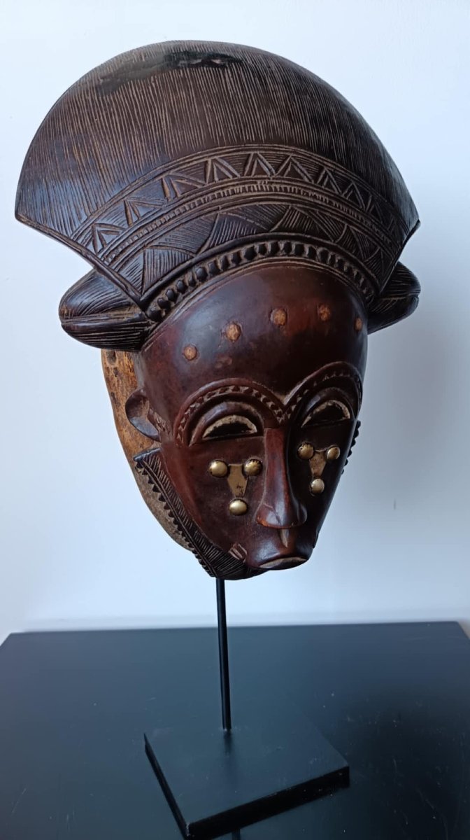Masque Yaouré, Côte d'Ivoire, XXe Siècle-photo-7