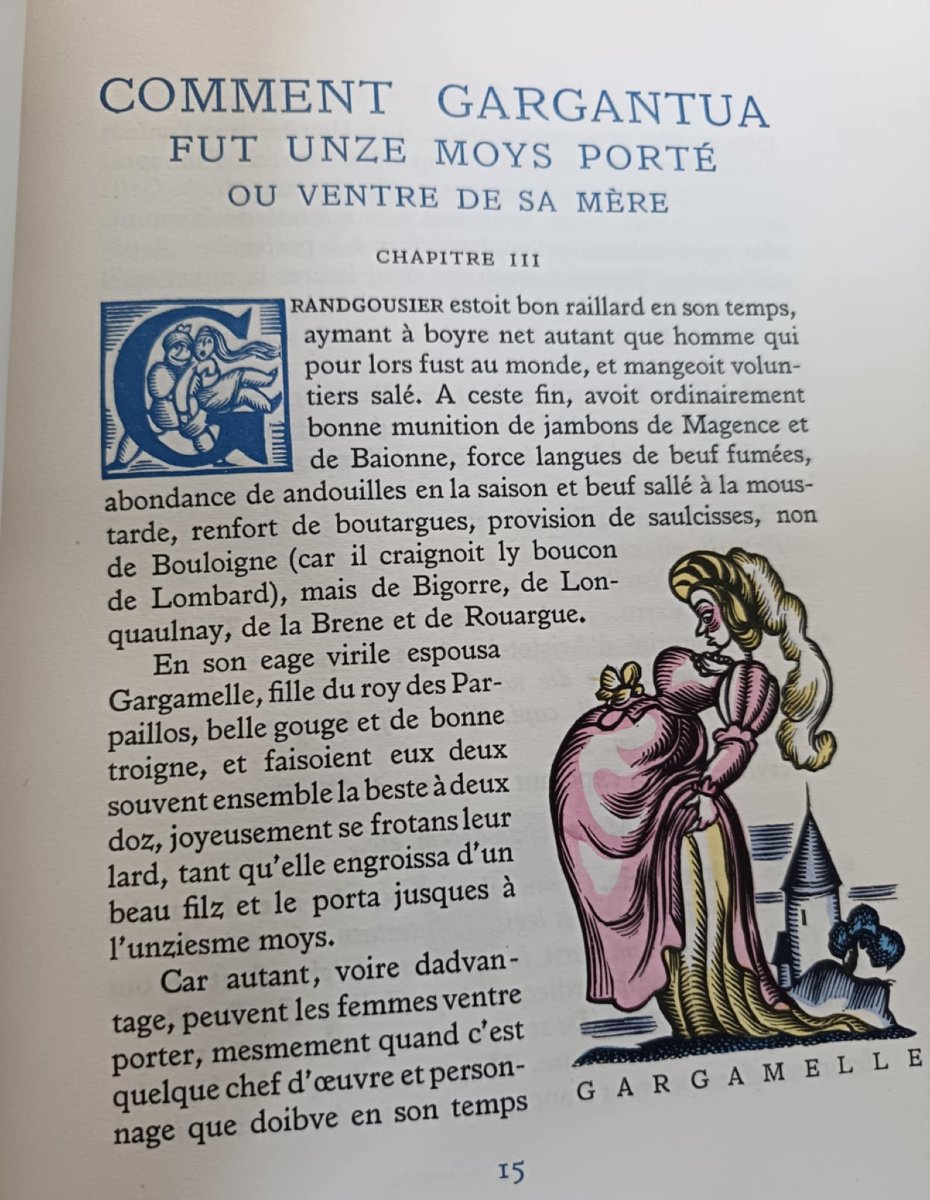  François Rabelais. Works: Gargantua / Pantagruel. Woodcut Illustrations By Lucien Boucher -photo-3
