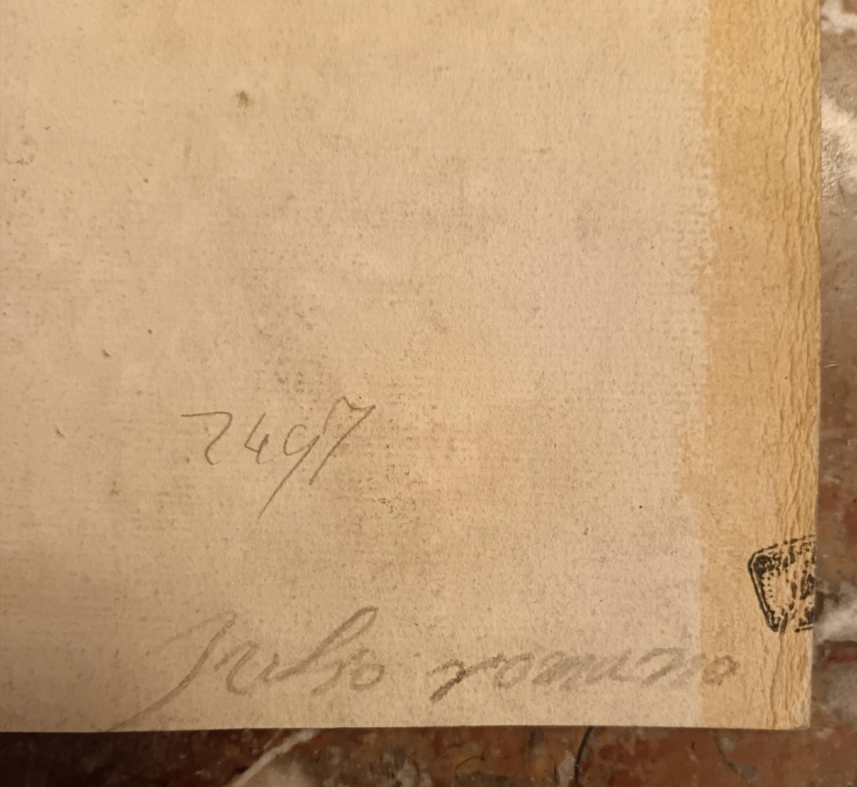 After Giulio Romano (1499 6 1546) “putto” Brown Ink, Brown Wash And Highlights With Gouache -photo-2