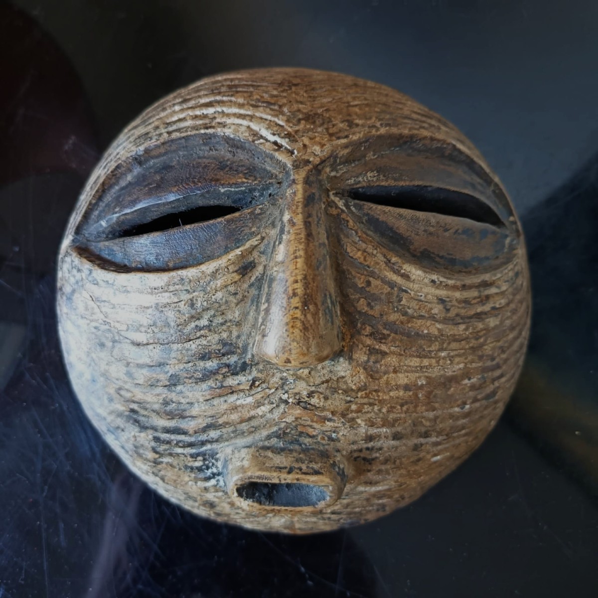 Petit Masque Lune Luba, République Démocratique du Congo