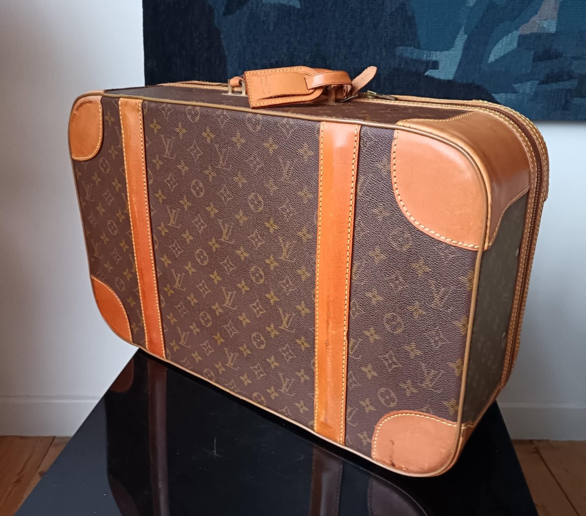 Valise Semi-rigide Vuitton, modèle Airbus 55cm