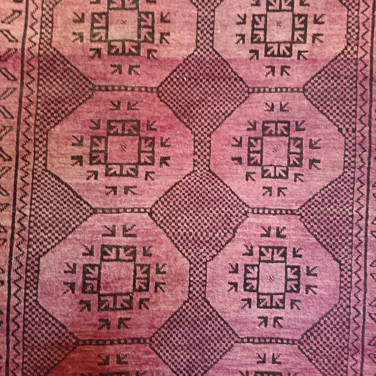 Tapis Tribal Ancien Turkmène ou Afghan-photo-1