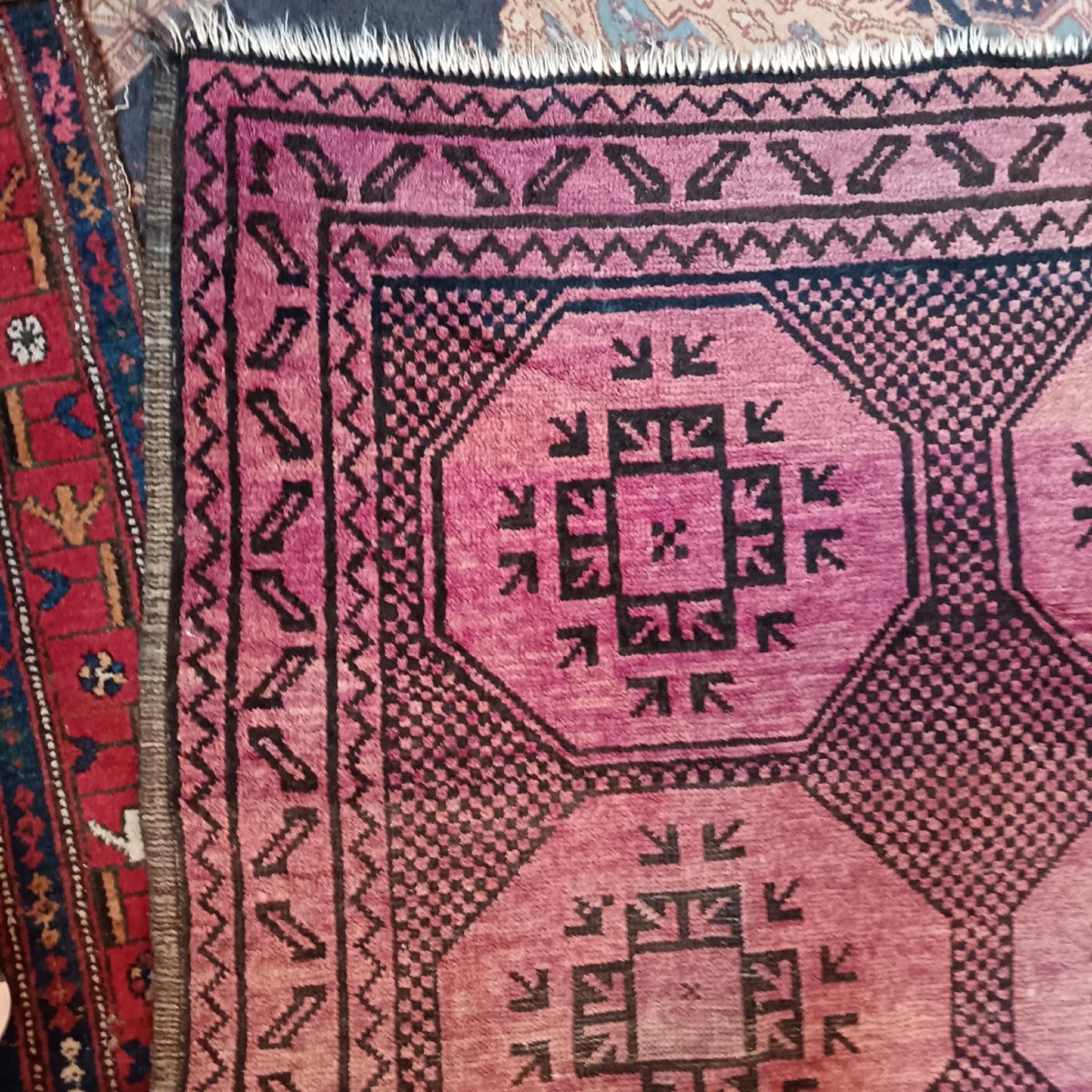 Tapis Tribal Ancien Turkmène ou Afghan-photo-2