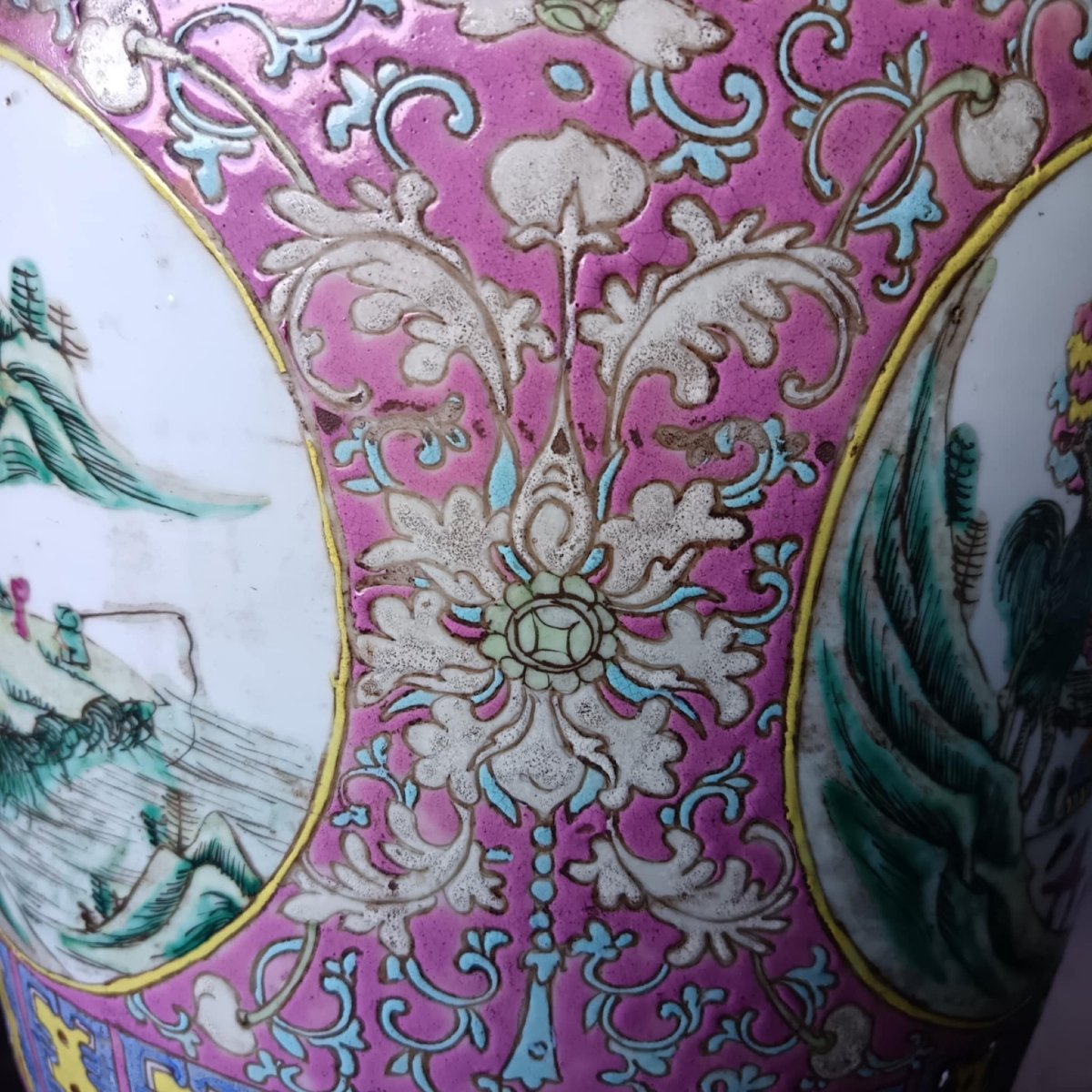 Aquarium en Porcelaine, Chine XIXe-photo-2