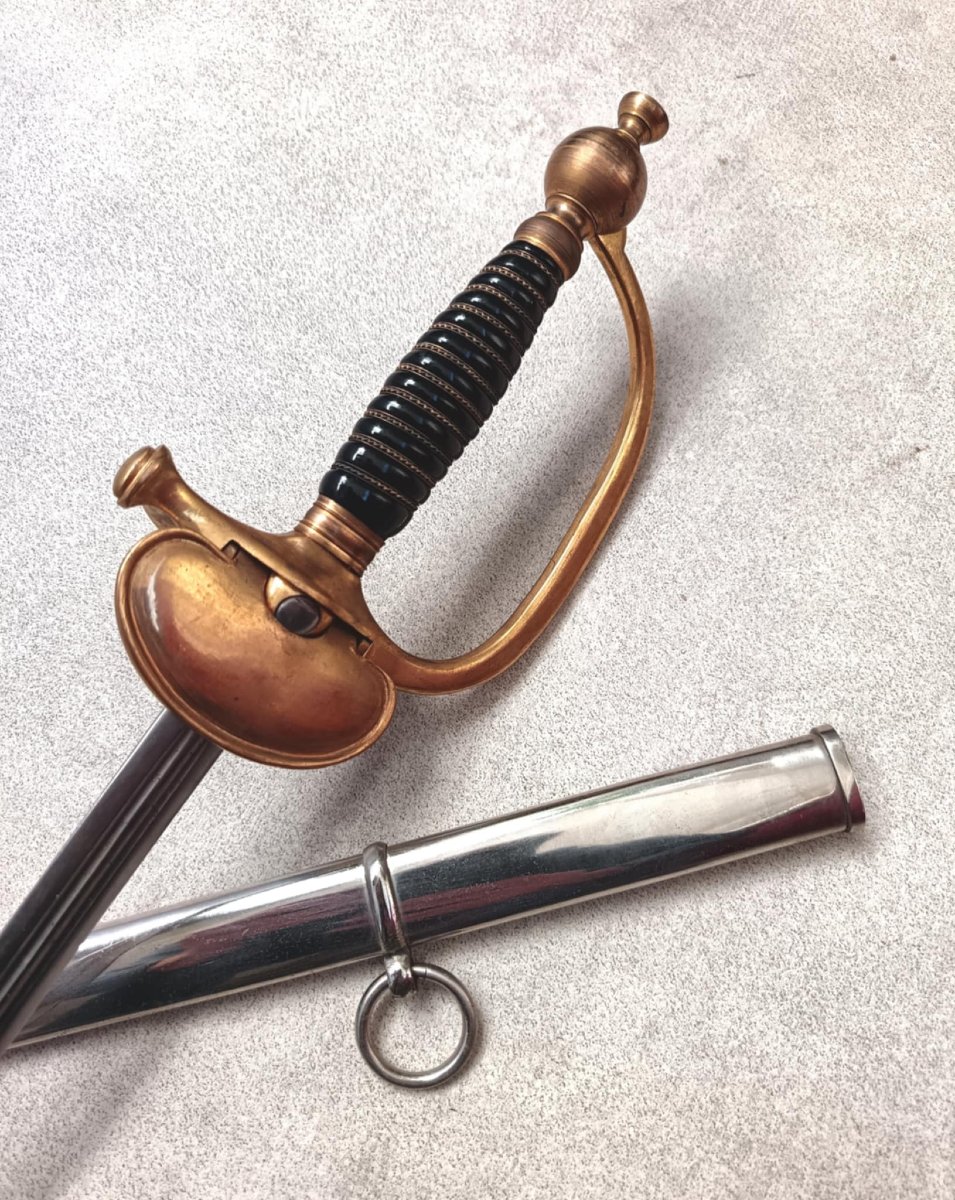 Epée de cérémonie du corps médical. Joint Exemplaire Nominatif Livre "La Légion d'Honneur" 1956-photo-3