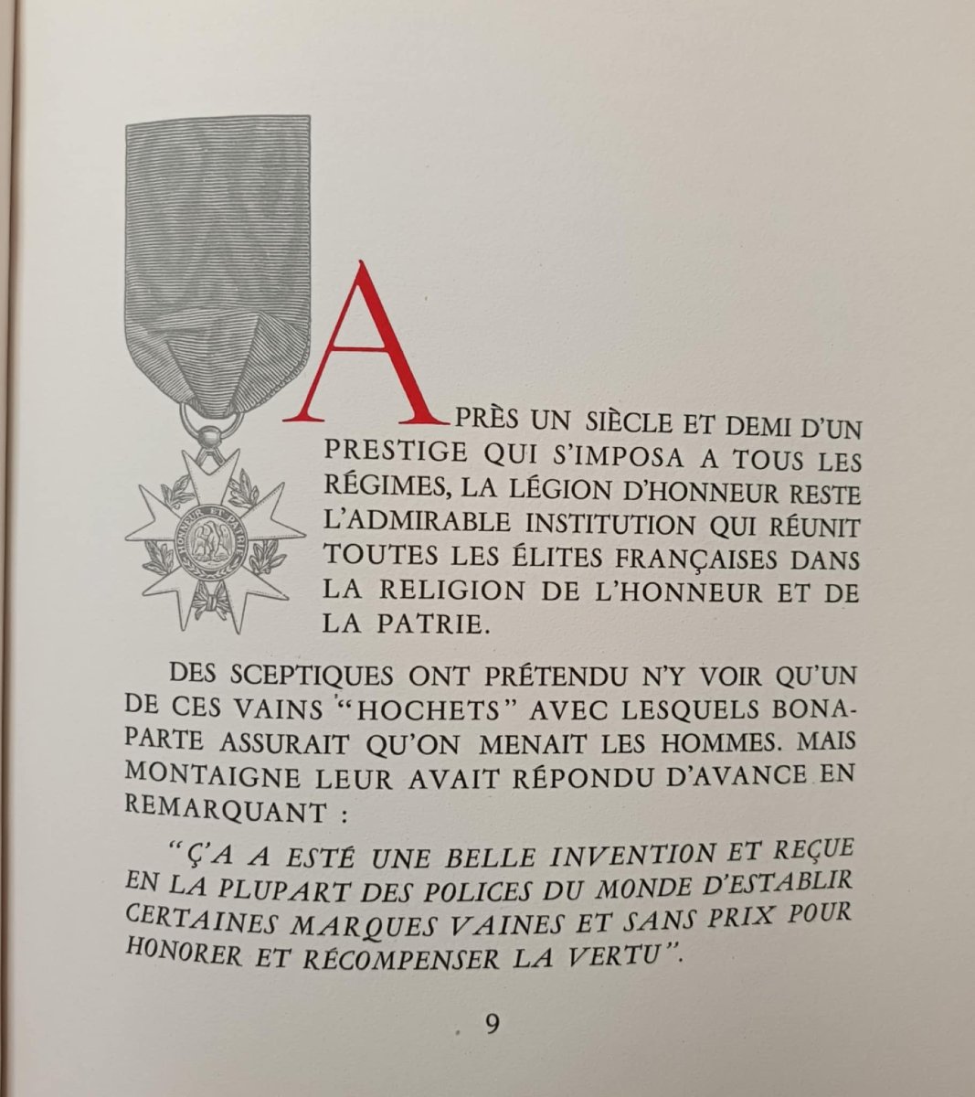 Epée de cérémonie du corps médical. Joint Exemplaire Nominatif Livre "La Légion d'Honneur" 1956-photo-4