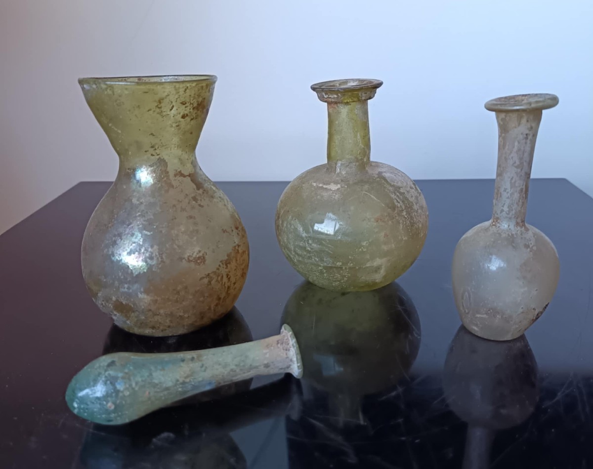 Flacons et Balsamaires Epoque Romaine, Syrie Ier - IVe Siècle