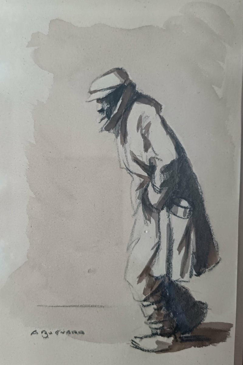 Auguste Lucien Bognard (1885-1960) Two Watercolours-photo-3