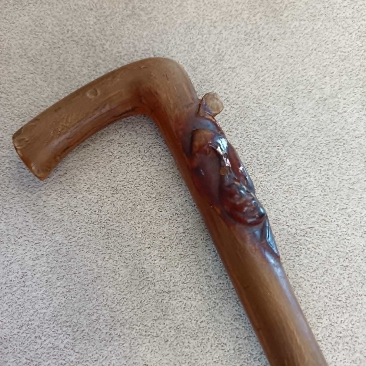 System Cane, With A Bamboo Sheath Revealing A Sword Blade Marked "solingen" -photo-2