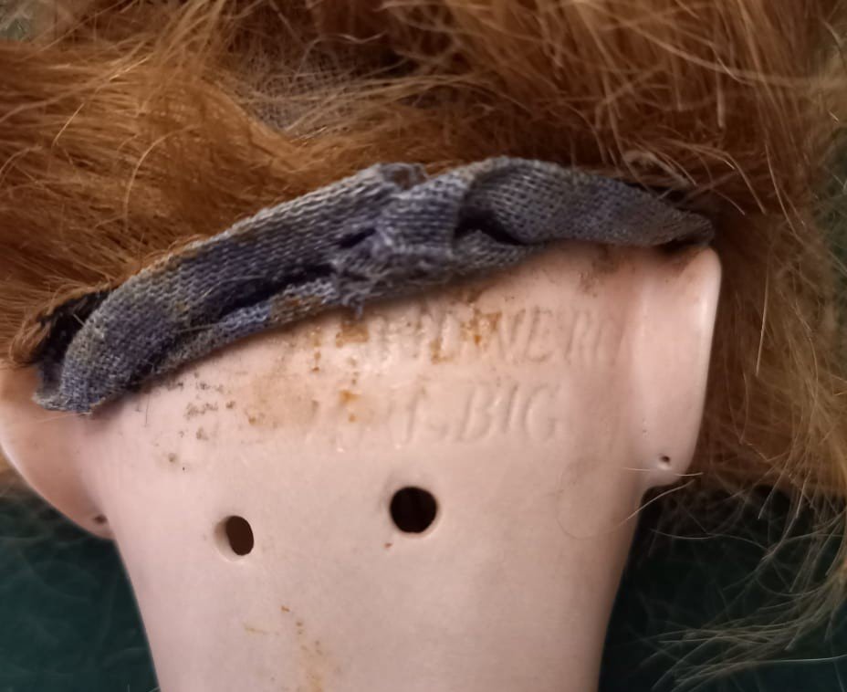Antique Porcelain Head Doll-photo-5