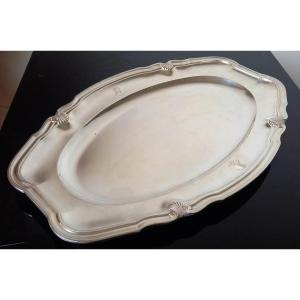 Plat Argent Minerve 1025gr 42x28cm