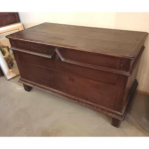 Coffre Rustique Campagnard en Chêne, XIXe siècle
