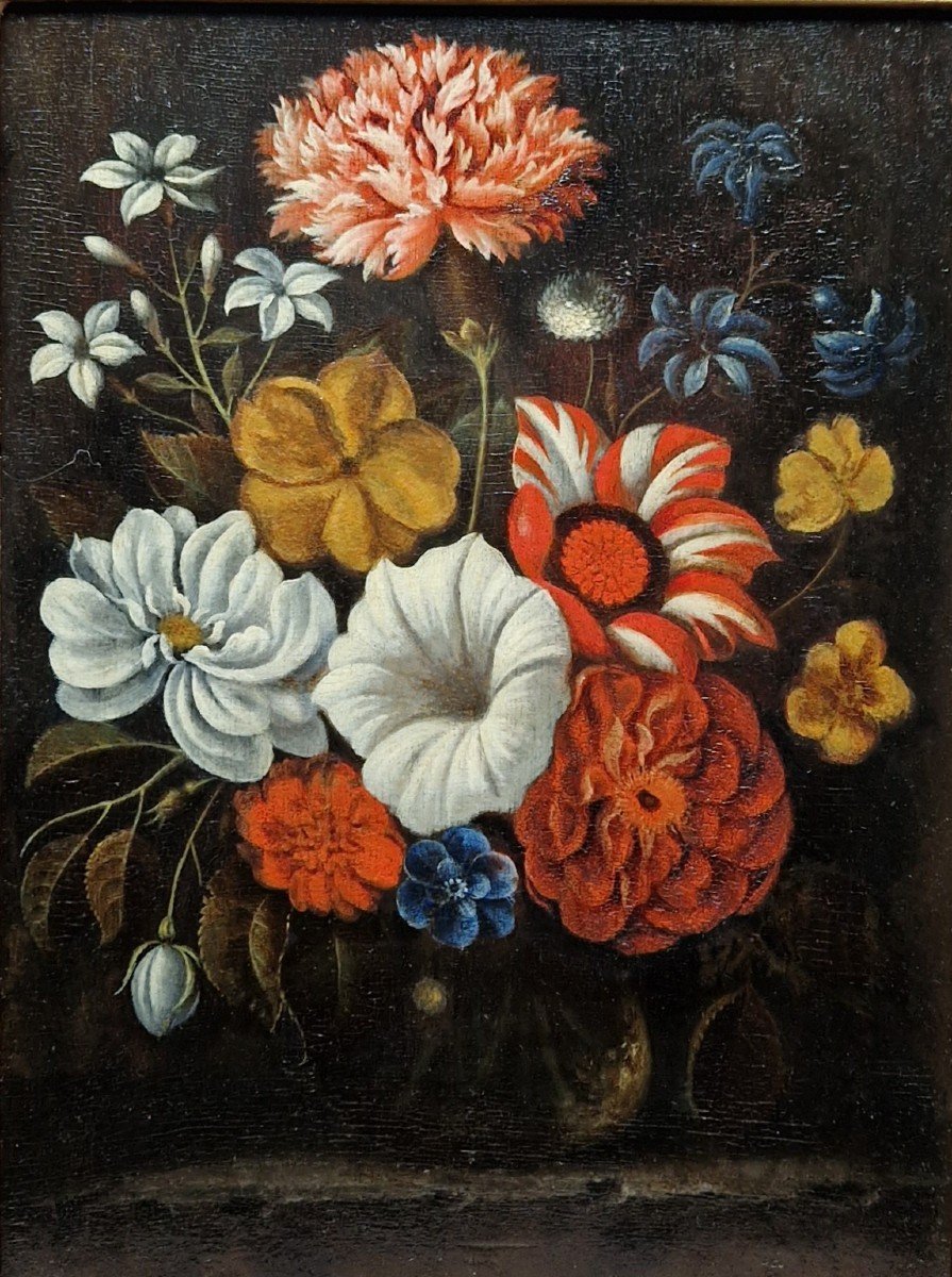 Still Life With Flowers From The 17th Century, Holland-photo-3