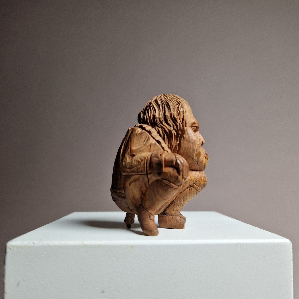 Miniature Of A Defecating Man, 18th Century-photo-3