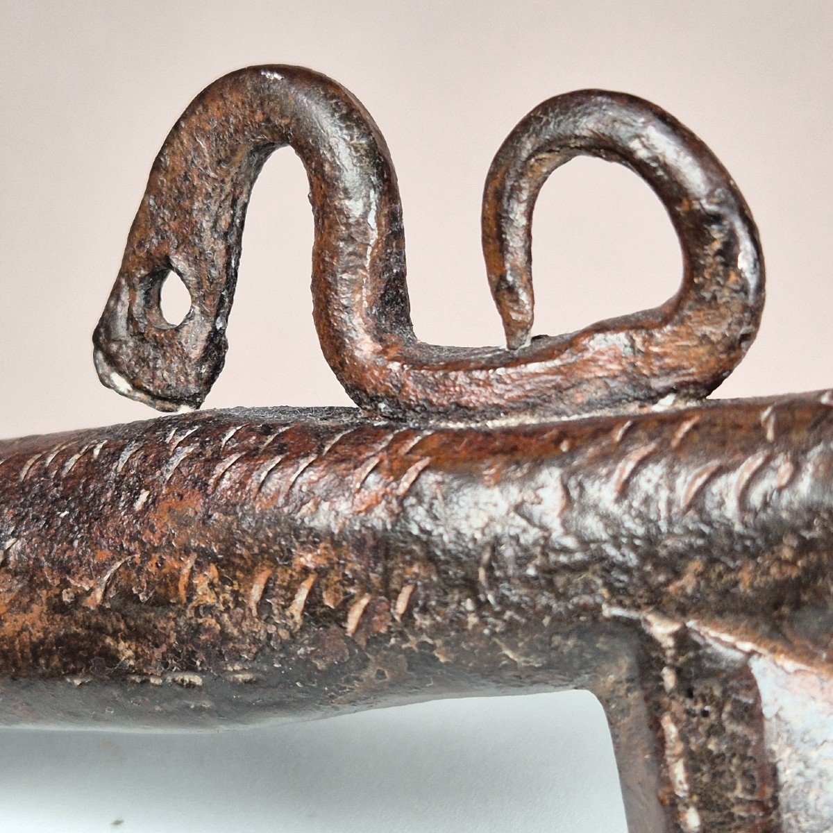 Wrought Iron Knocker, 16th Century-photo-1