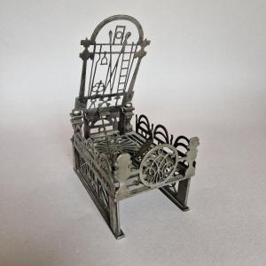 Masonic Lectern In Wrought Iron, Eighteenth