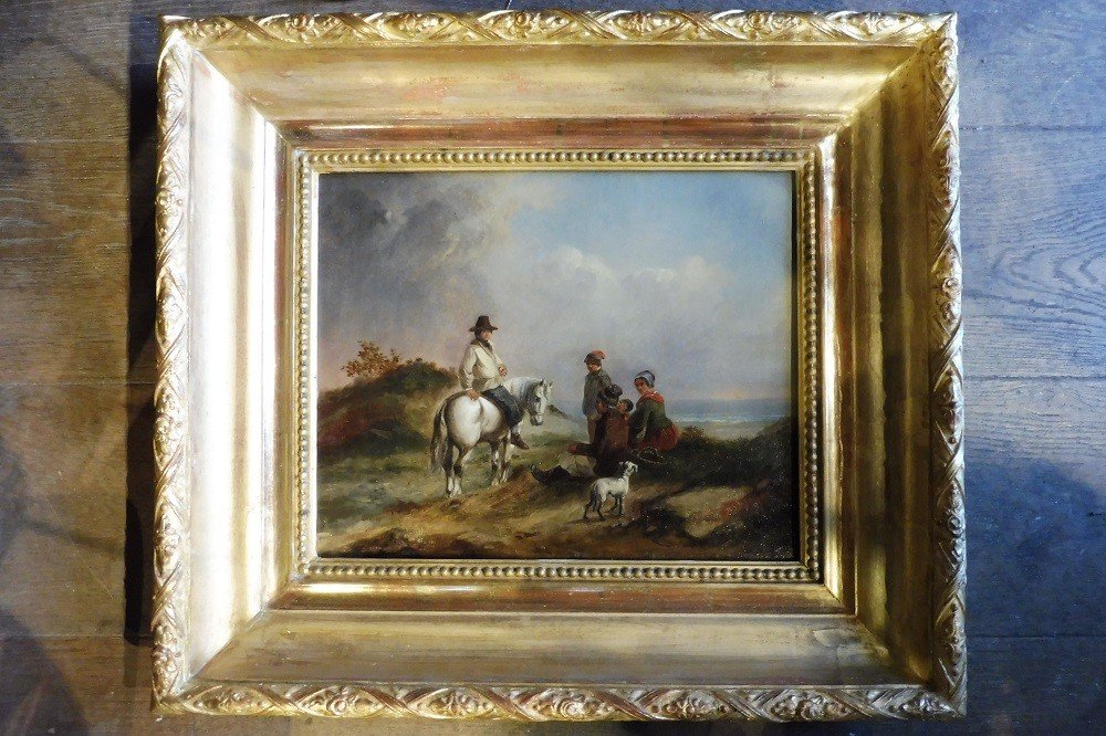 Oil On Canvas From The French School Of The 19 Century