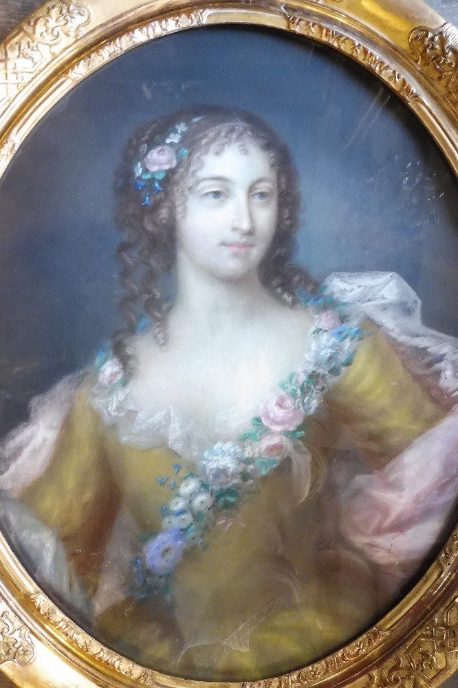 Important Pastel Representative Madame De Sévigné-photo-2