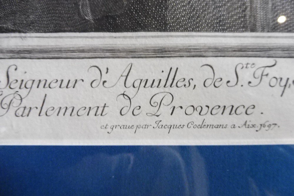 Gravure 17 Eme Représentant Jean Baptiste Boyer , d'après  Rigaud-photo-4