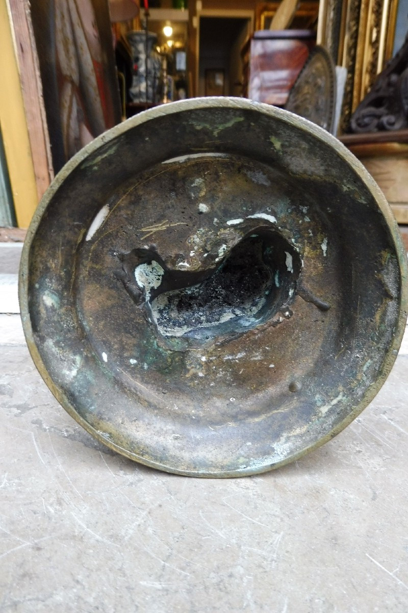 Patinated Bronze Sculpture After Antique 19th-photo-3
