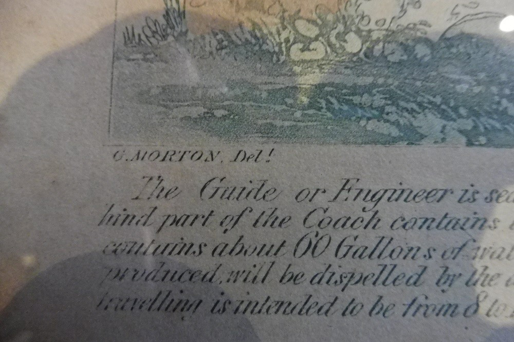 Gravure Anglaise 19 Eme  " The New Stream  Carriage "-photo-4