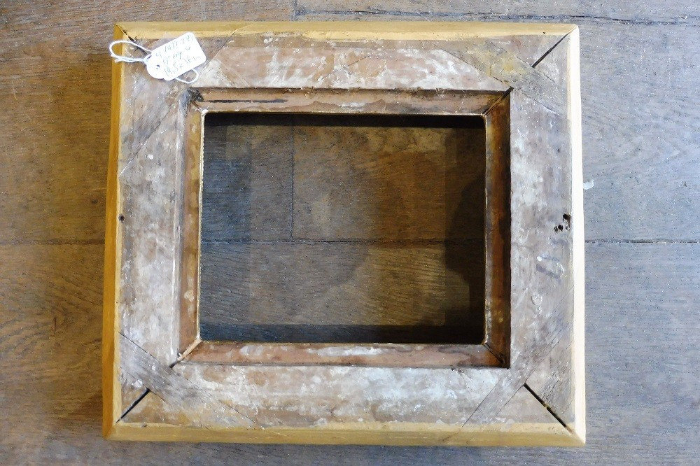 Rectangular Frame  In Gilded Stucco  , Early 19 Century  -photo-2