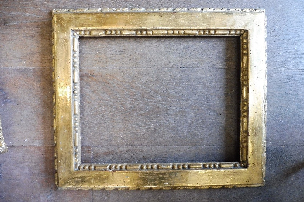Louis XVI Rectangular Gilded Wood Frame
