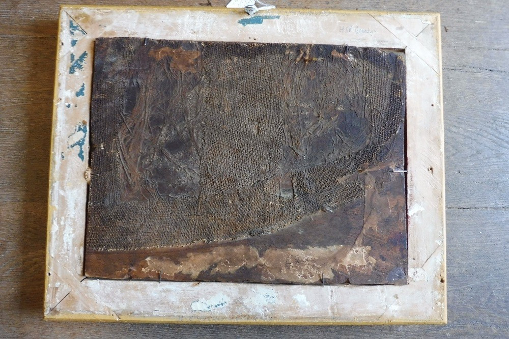 Hsp  De l'école  Française  Vers 1830 "paysage Animé  Avec Rivière " -photo-3