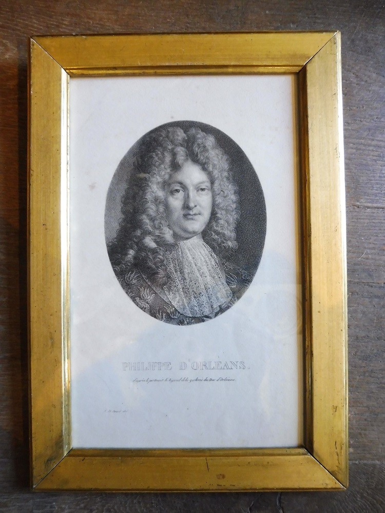 19th Century Engraving "philippe d'Orléans"  
