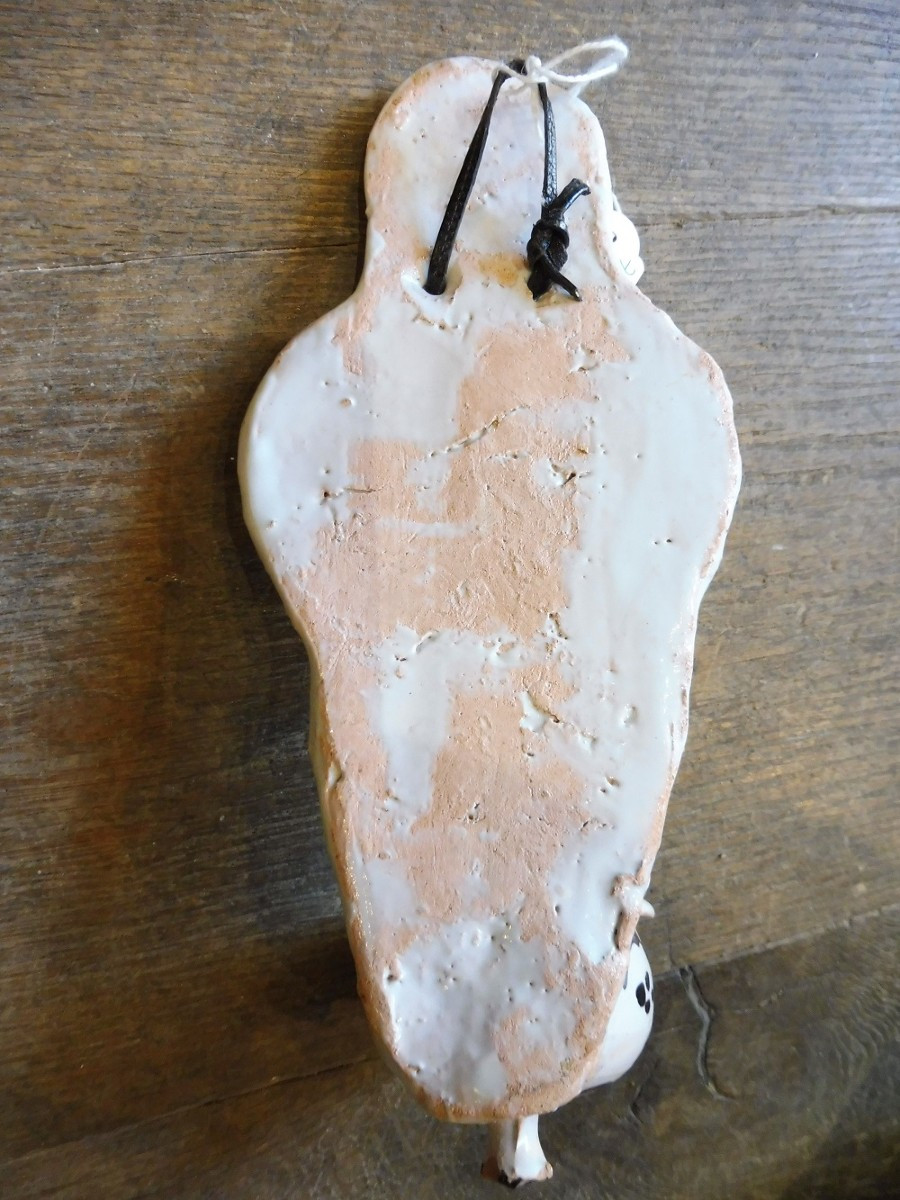 18th Century Rouen Earthenware Holy Water Font-photo-2