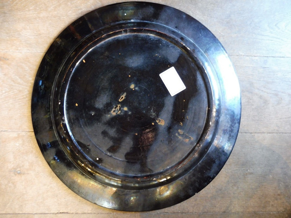 Plat en faïence émaillée  de  Thoune  -photo-2