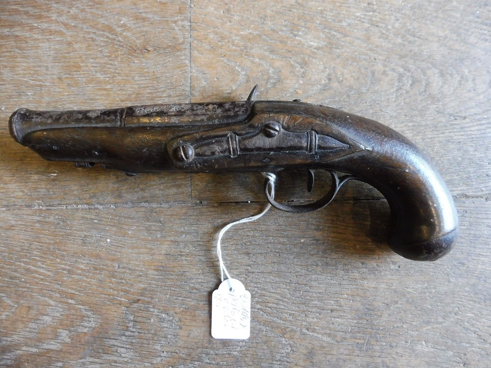 Early 19th Century Flintlock Pistol  -photo-2