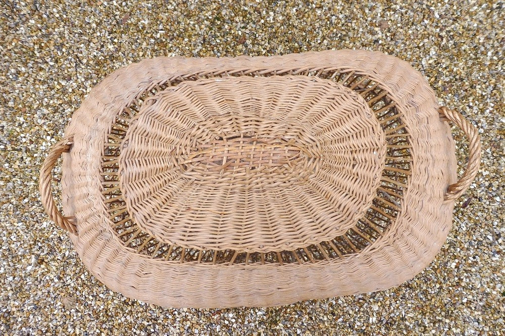 importante  Cage à oiseaux  en rotin  1900-photo-2