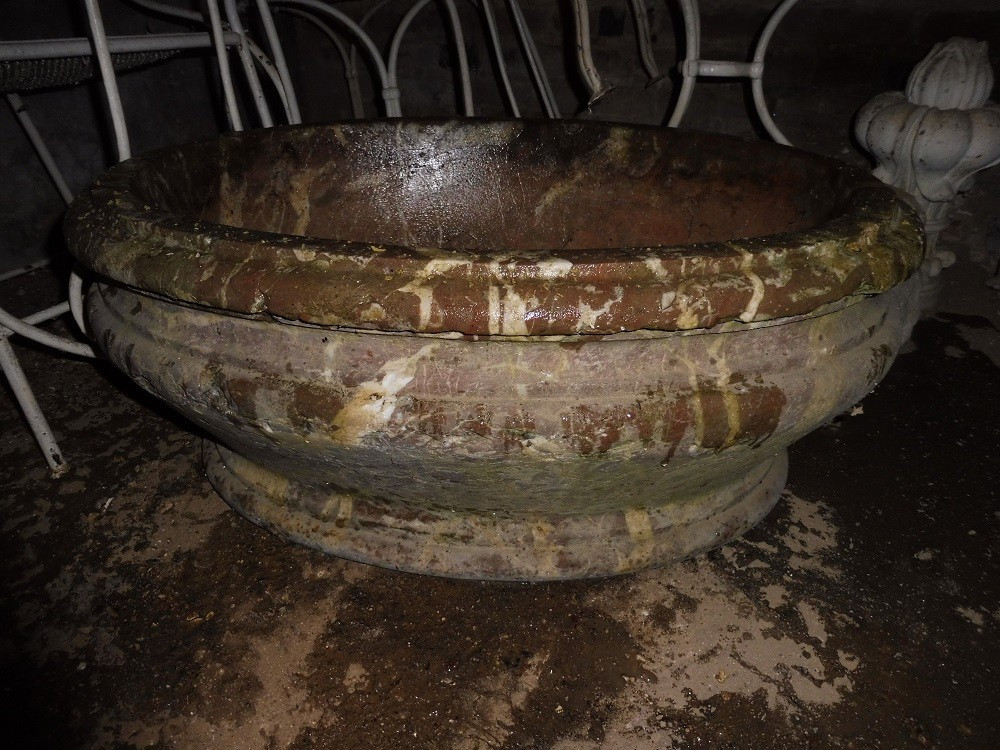 18th Century Molded Marble Basin  