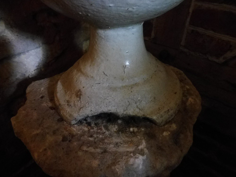 Cast Iron Park Vase From The Early 19th Century  -photo-3