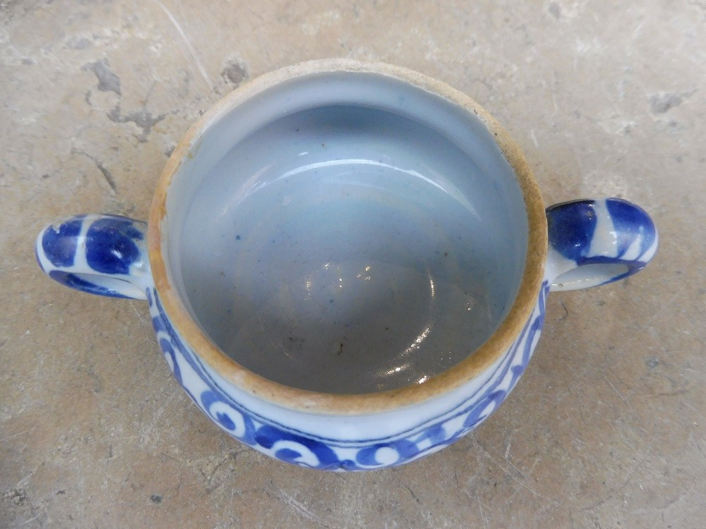 Small Earthenware Pot With Handles From Nevers, 17th Century-photo-3