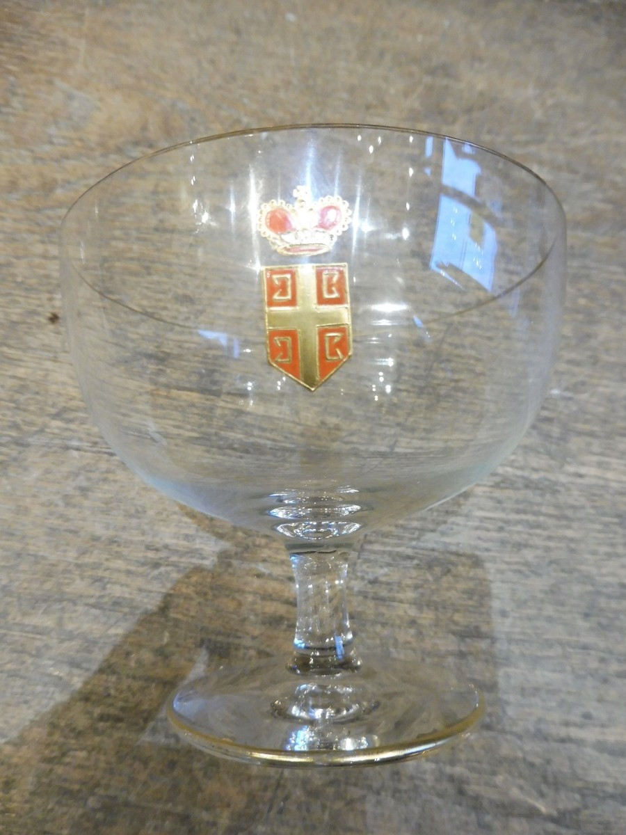 Crystal Cup With The Paléogue Coat Of Arms, Early 20th Century  
