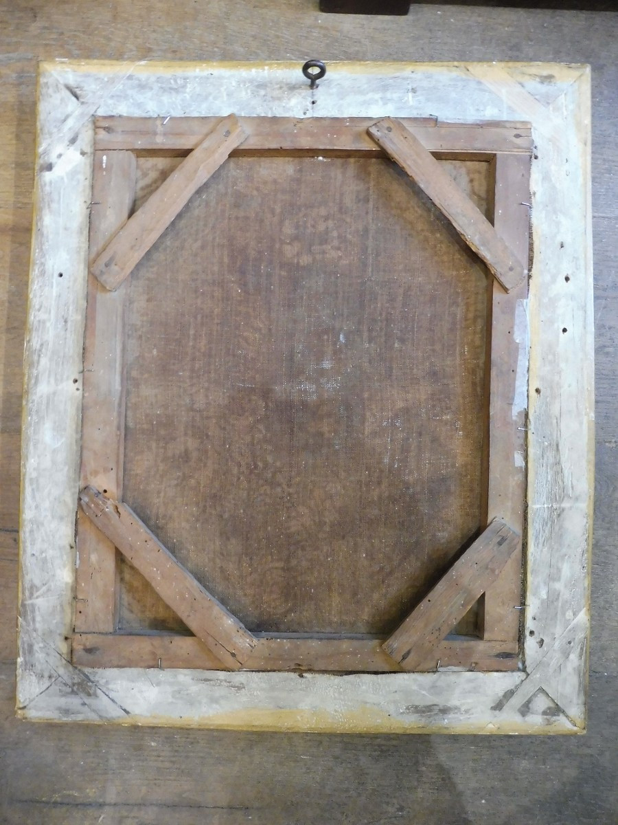 Oil On Canvas From The French School, Circa 1700, "presumed Portrait Of Marie Adélaïde Of Savoy"-photo-1