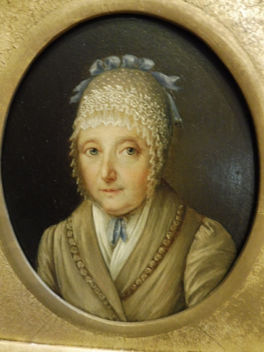 Pair Of Hsp Signed Gottlieb Herz "pair Of Portraits"  -photo-1